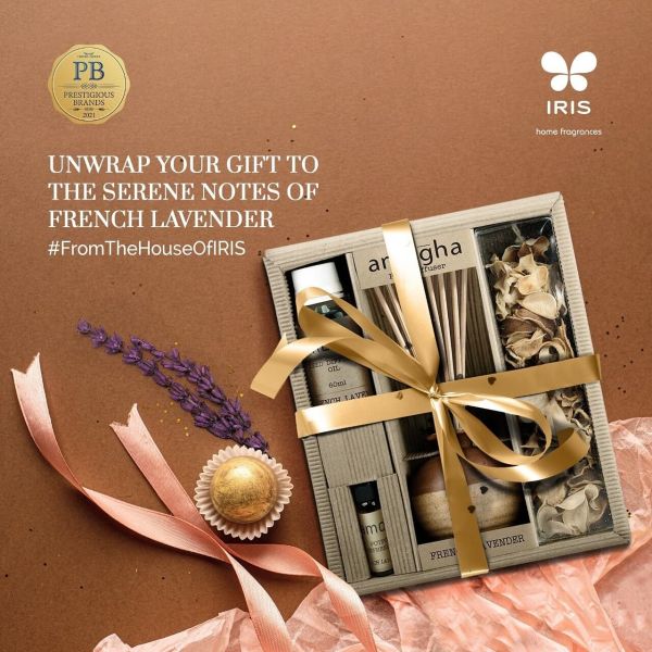 IRIS Fragrance Gift Pack | French Lavender, Lemon Grass & Pachouli