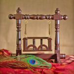Handcrafted Wooden Jhula for Lord