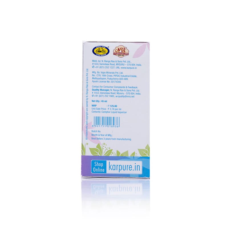 Buy Best mosquito killer liquid- Karpure Camphor Liquid Vaporiser Refill