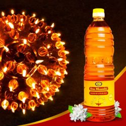 Om Shanthi Parijata Pure Puja Oil