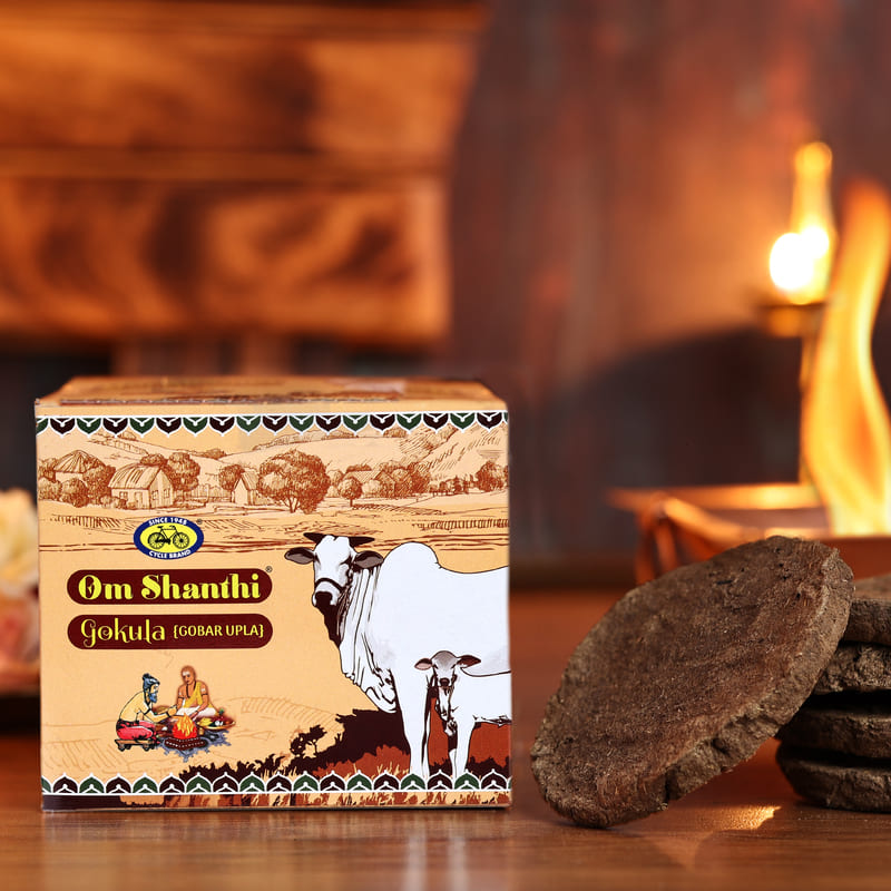 Buy Cow Dung Cake Online - Holycow Lakshyam